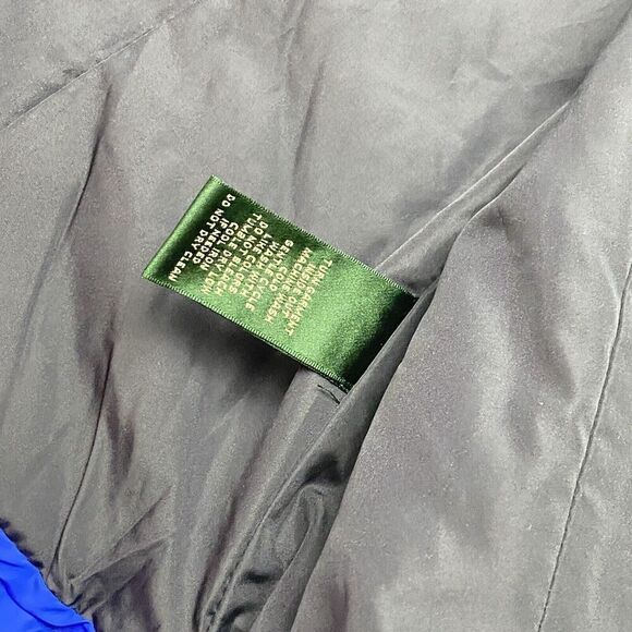 Lauren Ralph Lauren Blue Quilted Jacket Vest Women's Size Small Preppy - Picture 8 of 14